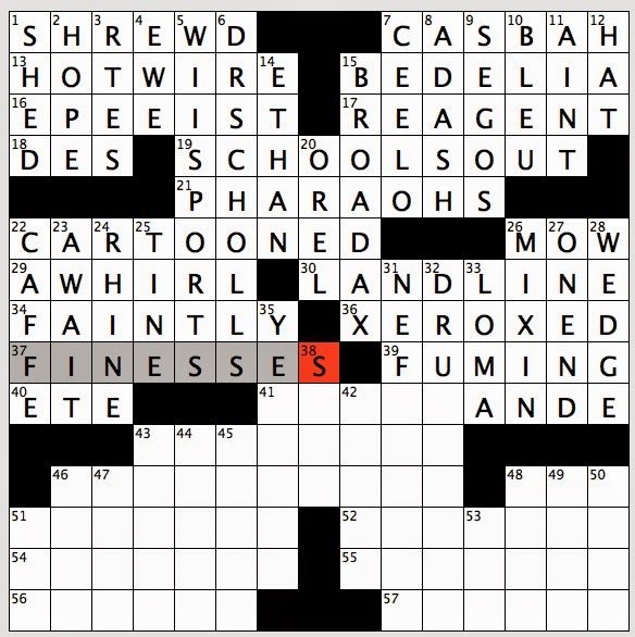 Rex Parker Does the NYT Crossword Puzzle: Former Buffalo Bills