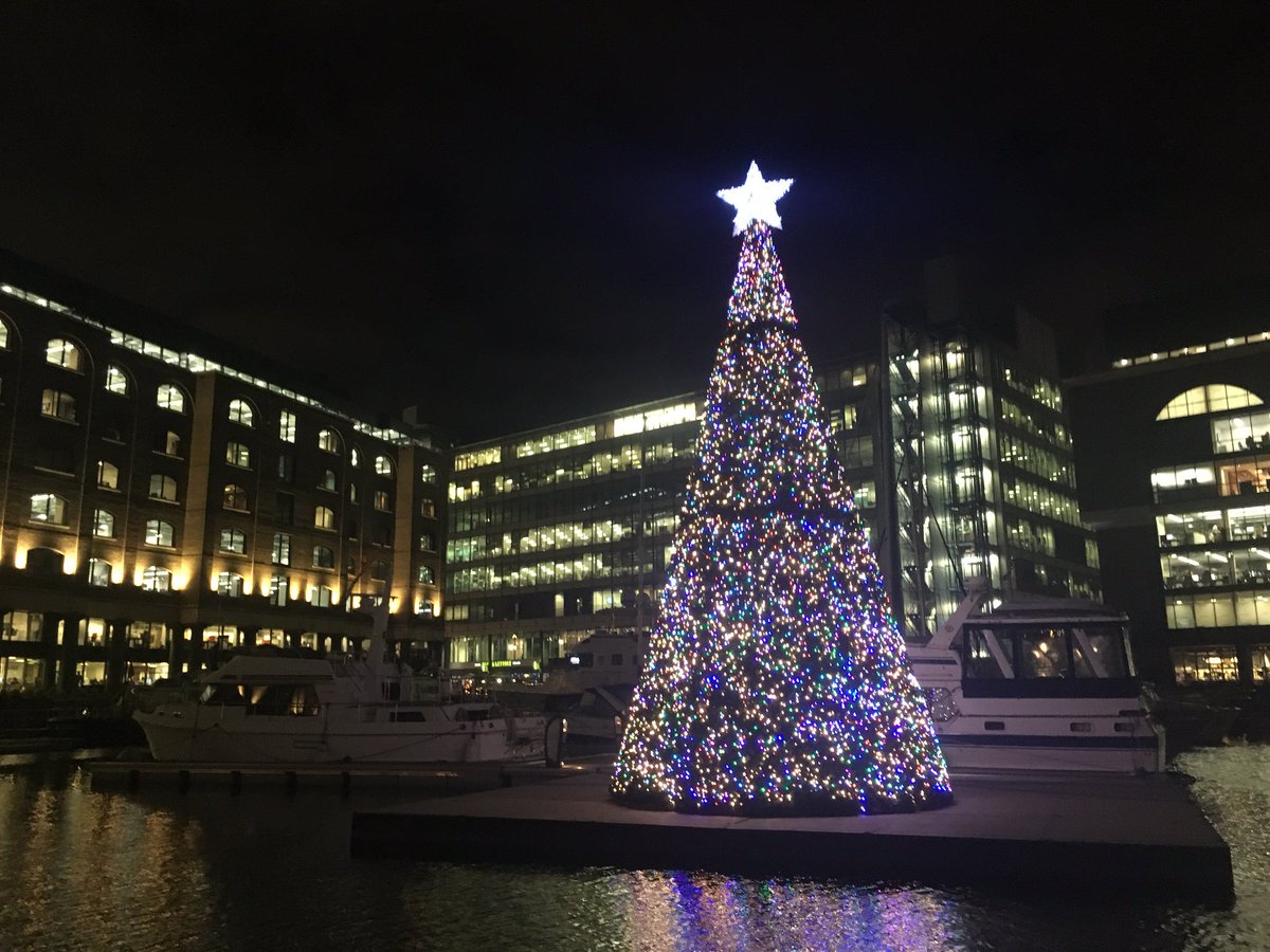 All About London: St Katharine Docks - Christmas Lights 2017 - 23rd Nov