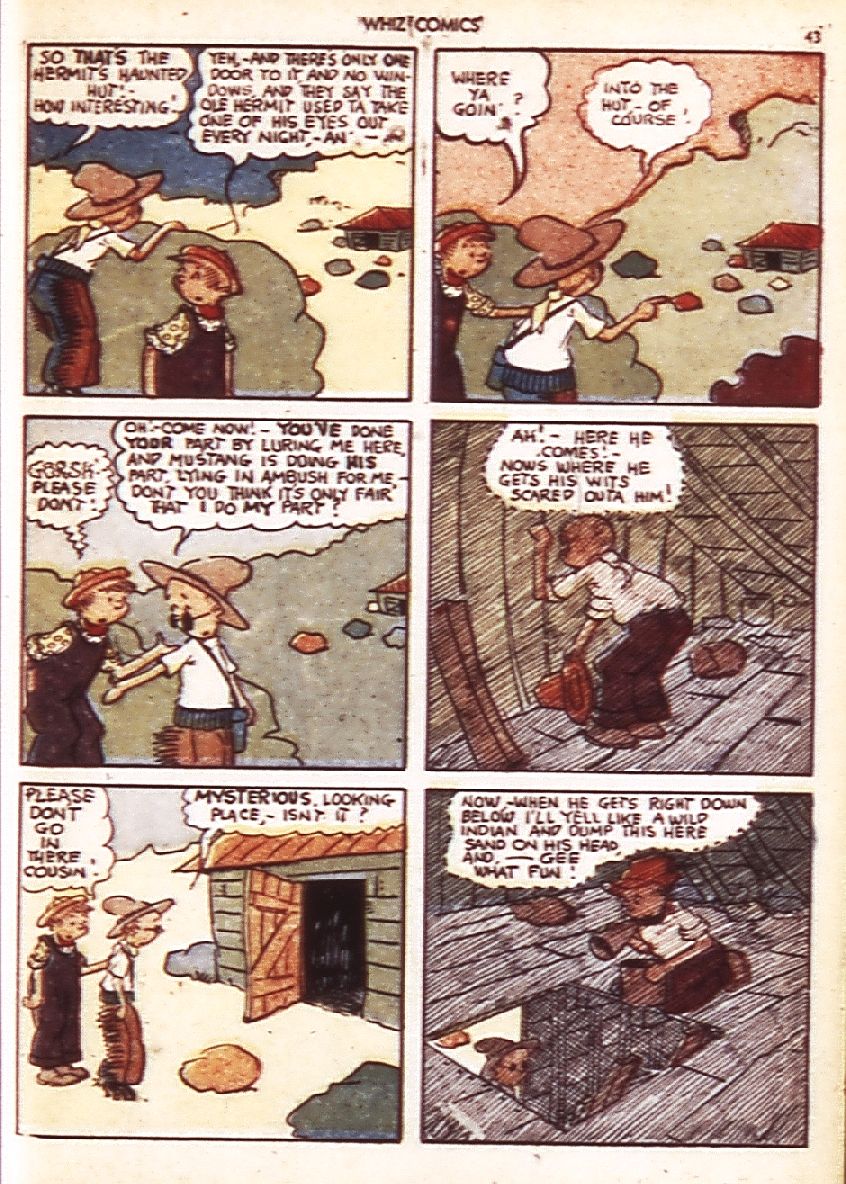 Read online WHIZ Comics comic - Issue #41 - 43