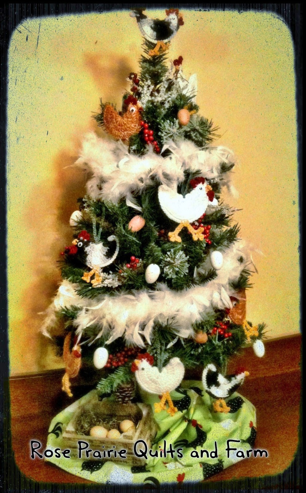 Day 13 My Christmas "Chicken" Tree