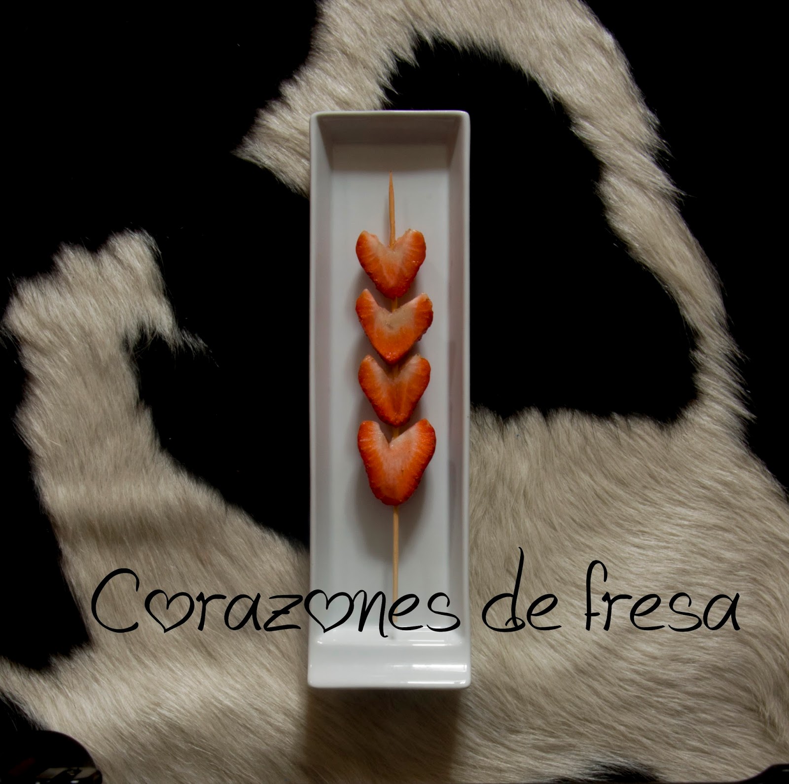 Corazones de fresa / Corações de morango
