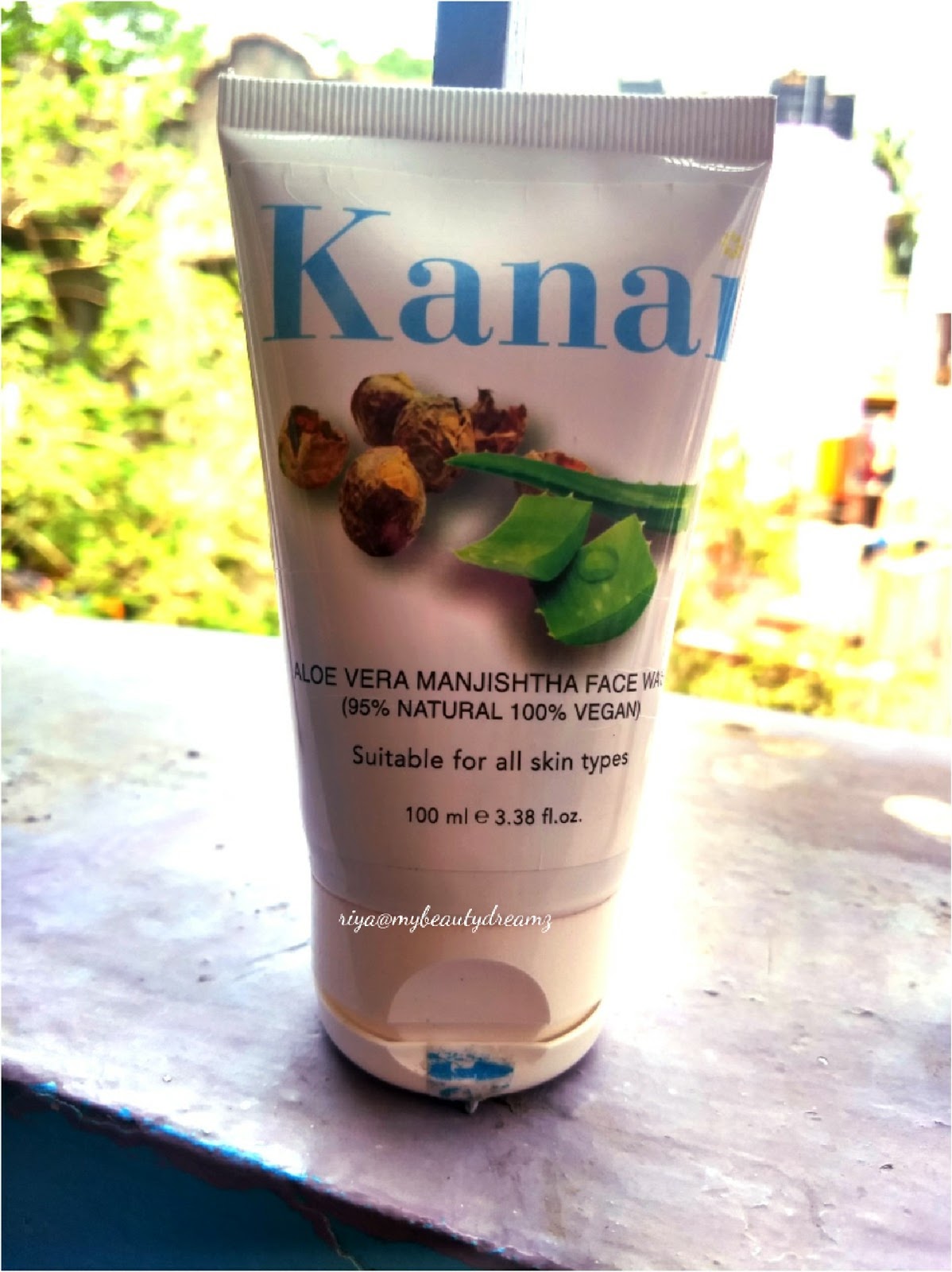 Aloe vera Manjishtha Face wash by Kanai Organics detail review