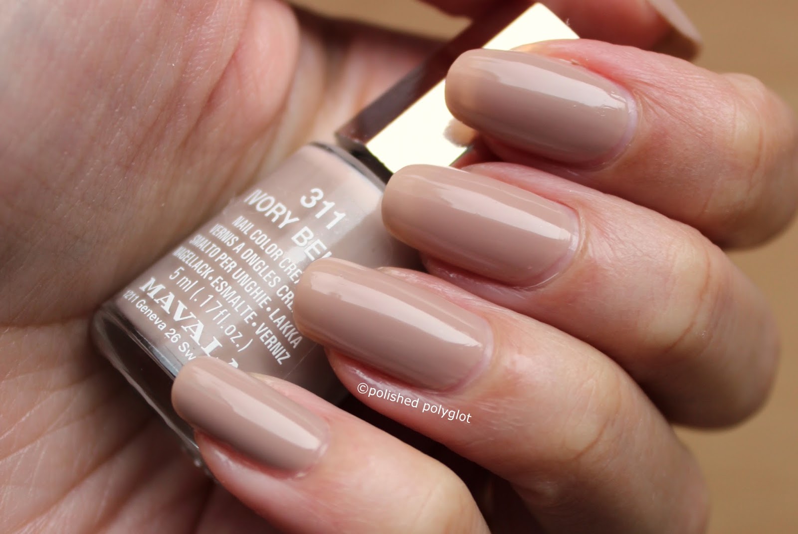 I is for Ivory beige / Polished Polyglot