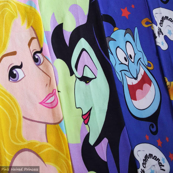 Sleeping Beauty, Maleficent, Genie from Aladdin character printed tights review
