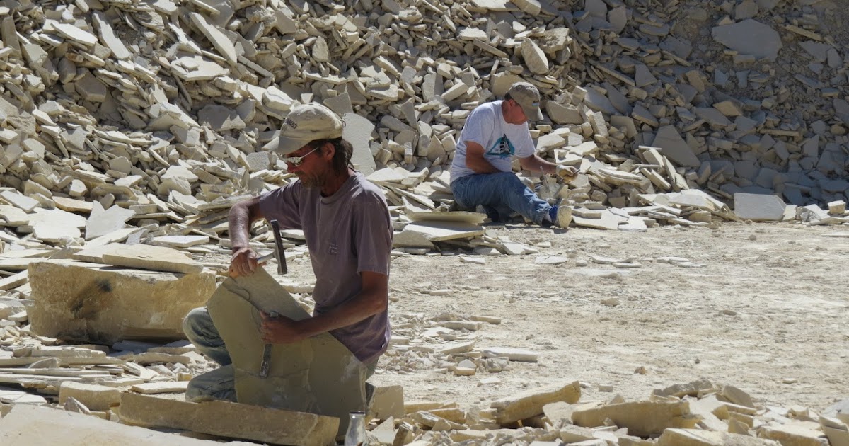 Readerbuzz Hunting for Fossil Fish, Outside Kemmerer, Wyoming
