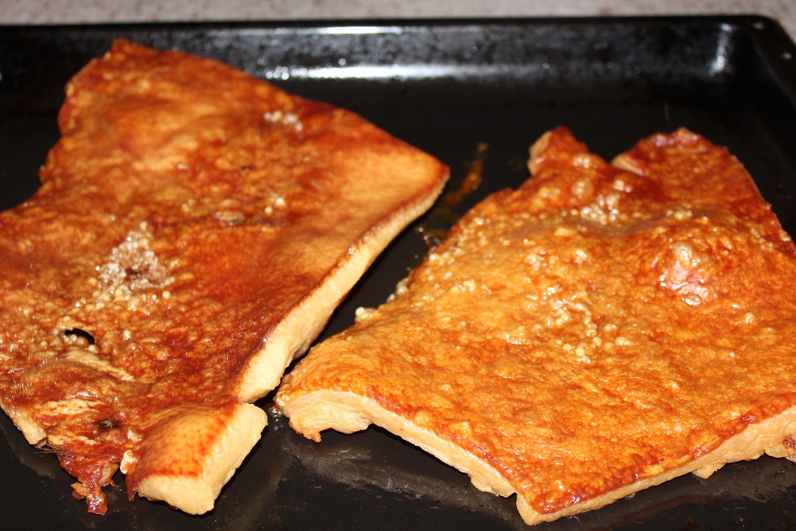 FLOWER POT KITCHEN PORK CRACKLING HOMEMADE LARD FOR PASTRY