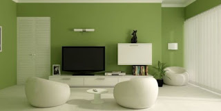 Sala color verde - Colores en Casa