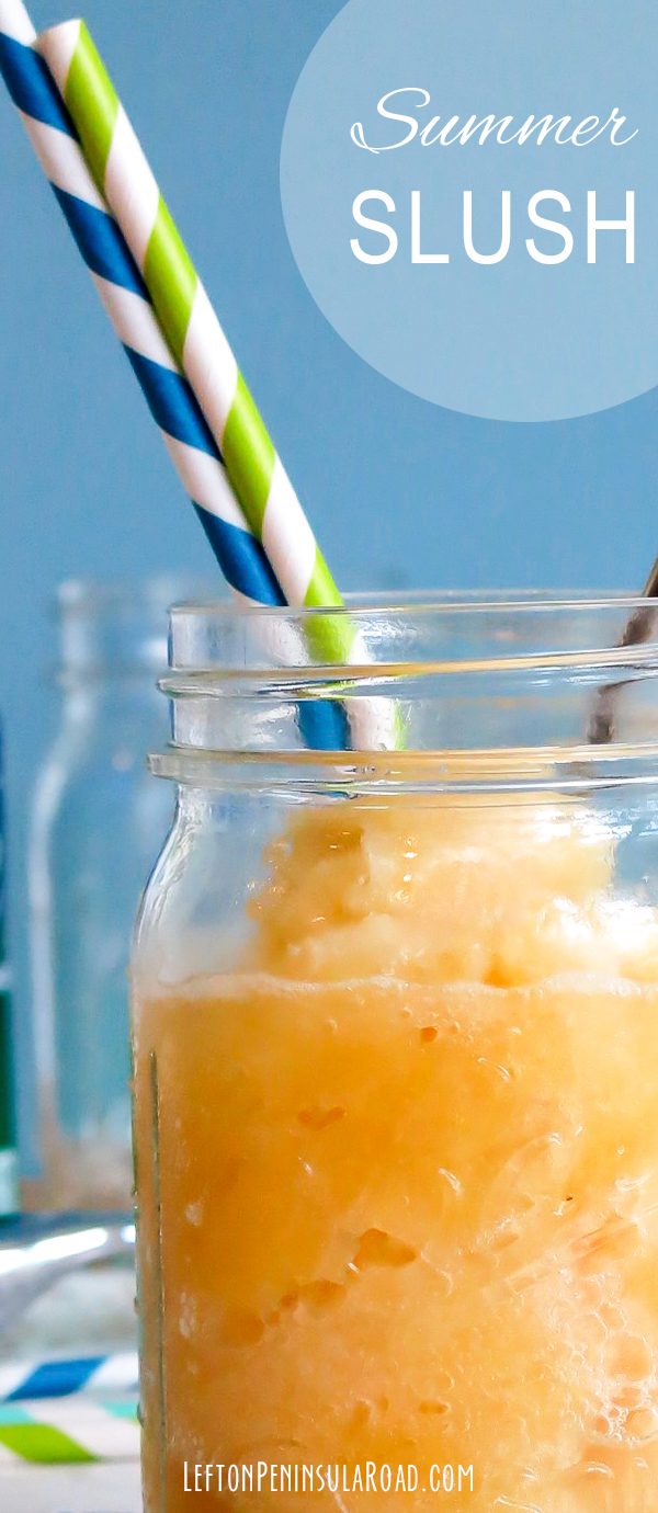 Sunny Summer Slush Left on Peninsula Road