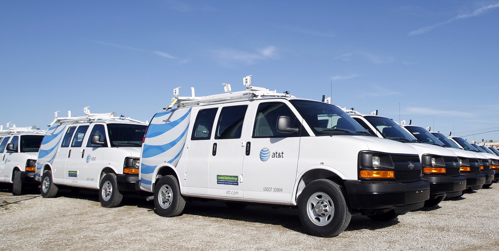 Commercial Truck Success Blog AT&T Orders 1,200 CNGpowered Chevrolet Express Vans