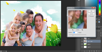 Cara membuat Efek Gaussian Blur Keren dengan Photoshop