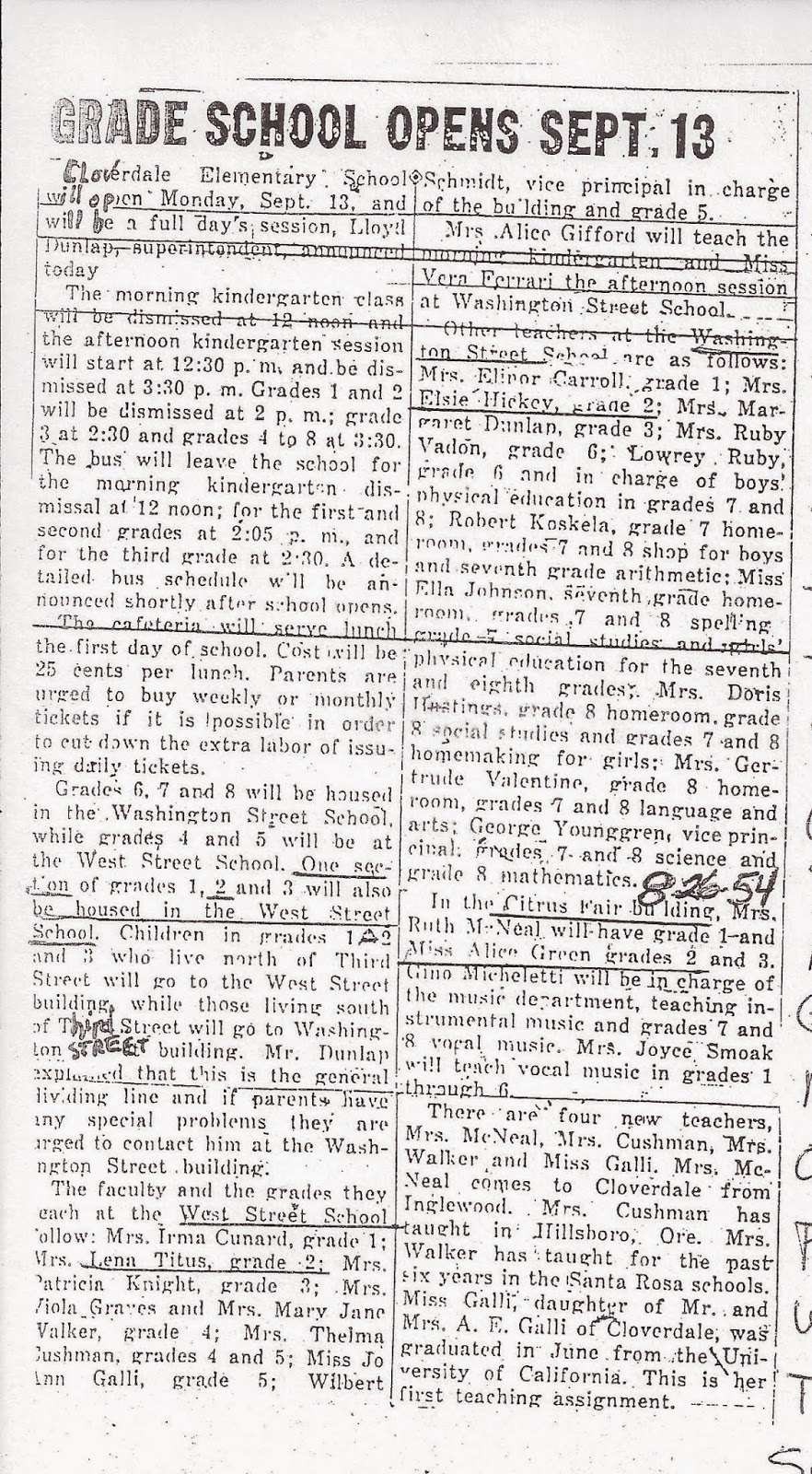 Cloverdale High School Class of 1965 Cloverdale Reveille Tells All