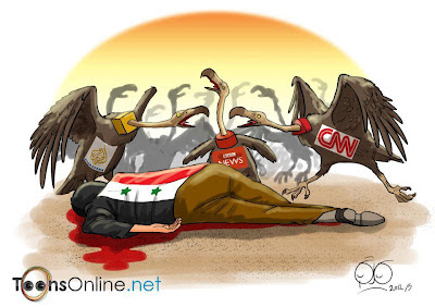 Afbeeldingsresultaat voor propaganda nederlandse media over SyriÃ« cartoon