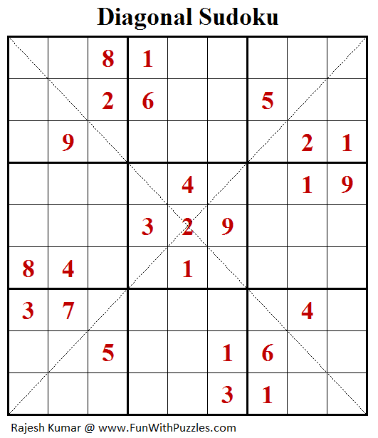 Diagonal Sudoku (Daily Sudoku League #182)-B