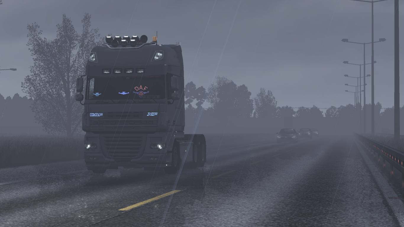 Realistic rain. Euro Truck Simulator 2 дождь. Realistic Rain ETS 2. Евро трек симулятор 2 реалистичный дождь. Евро трек симулятор 2 туман.