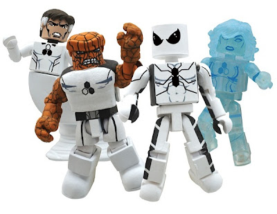 San Diego Comic-Con 2011/Disney Store Exclusive FF Minimates Box Set - Future Foundation Members Mr. Fantastic, The Thing, Spider-Man & Invisible Woman