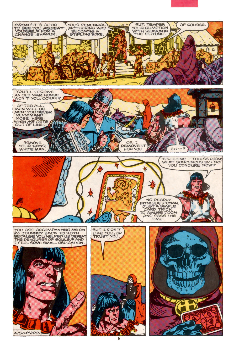 Read online Conan the Barbarian (1970) comic -  Issue #202 - 10