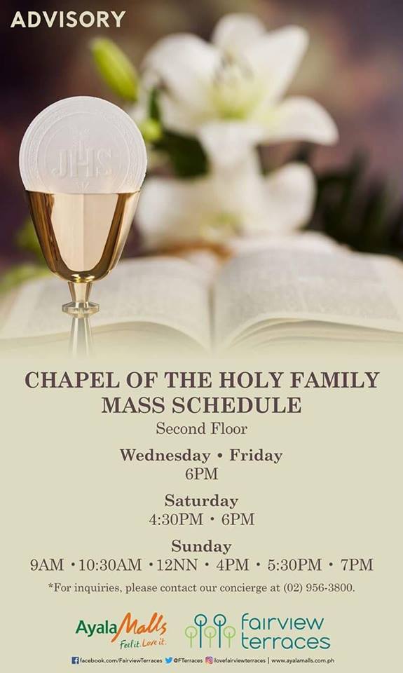 Magellan's Logbook Fairview Terraces Mass Schedule