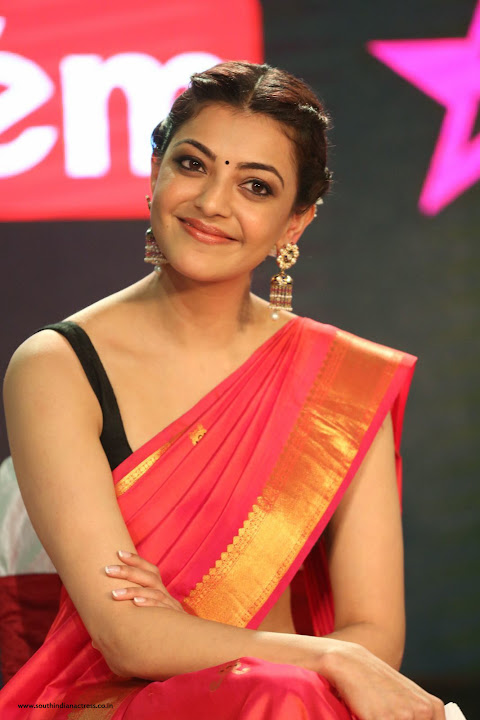 Kajal Agarwal at Nene Raju Nene Mantri Audio Launch
