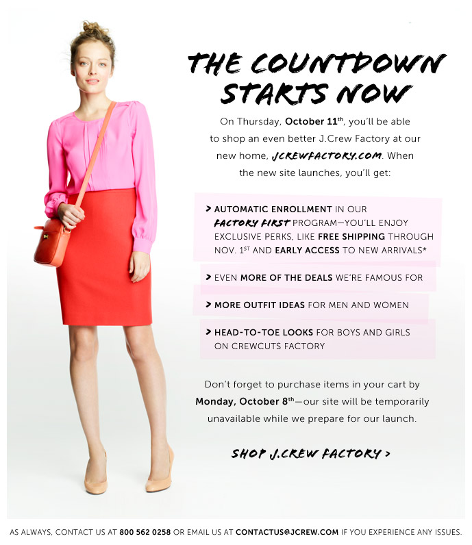 J.Crew Aficionada Exciting news from