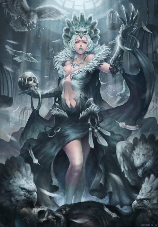 As incríveis ilustrações de fantasia e mitologia de Kevin Sidharta Kevin Sidharta artstation arte ilustrações fantasia games mitologia
