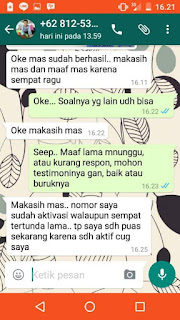 Testimoni Pelanggan CUG