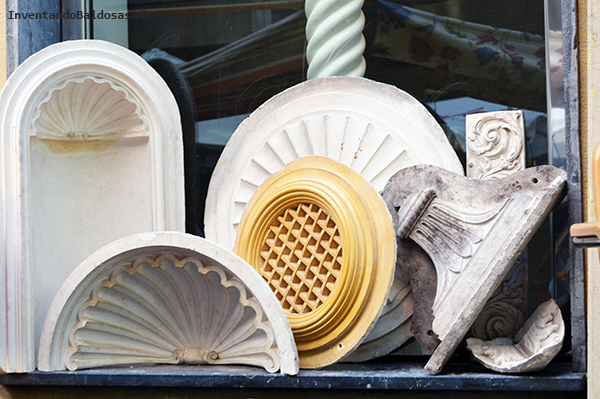 Objetos arquitectónicos para decorar
