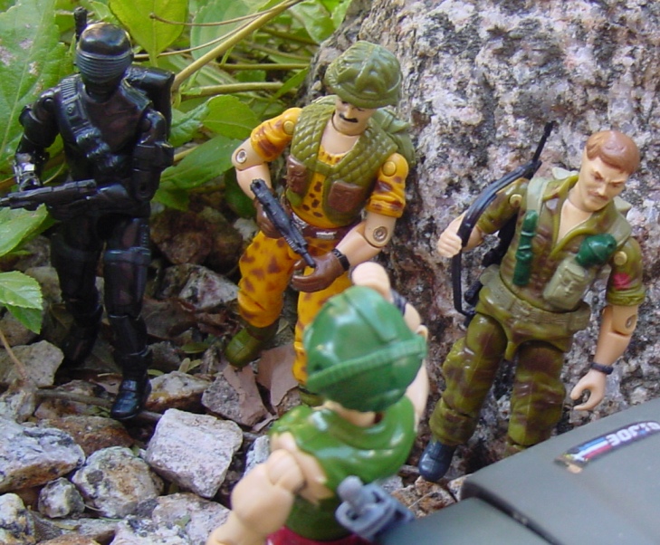 1985 Footloose, Snake Eyes, V2, 1986 Mission to Brazil Claymore, Toys R Us Exclusive, 1988 Wildcard