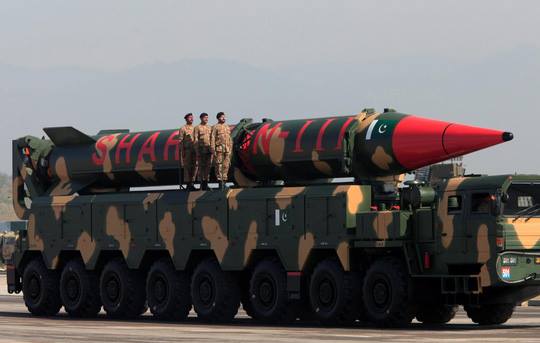 Một tên lửa của Pakistan, quốc gia có vũ khí hạt nhân