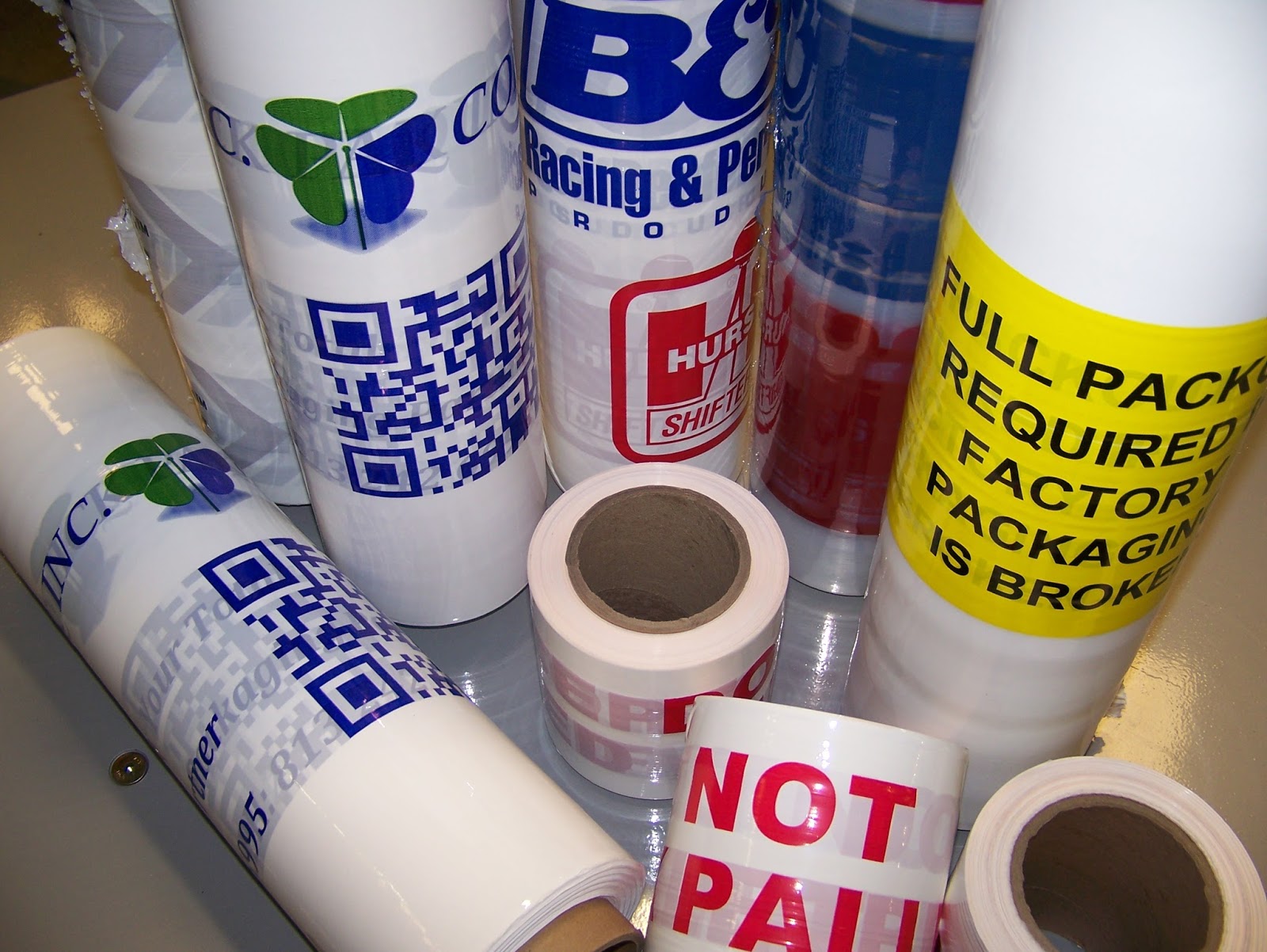 Custom Printed Stretch Pallet Wrap