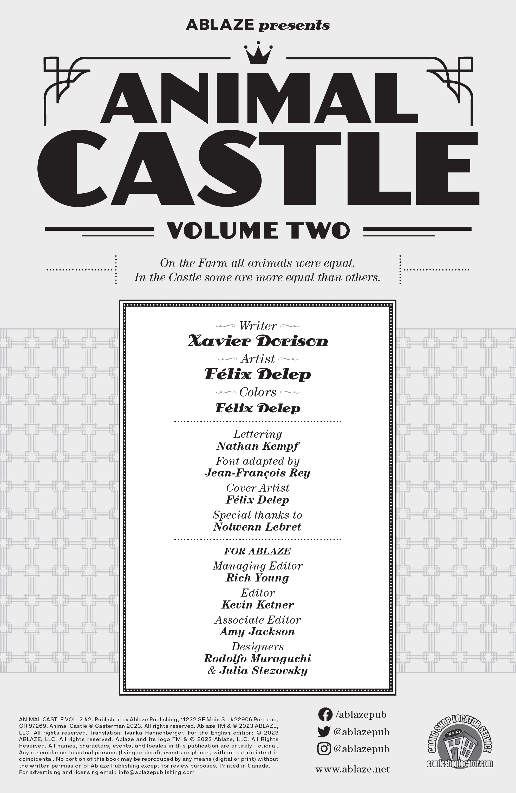 Read online Animal Castle Vol. 2 comic -  Issue #2 - 2