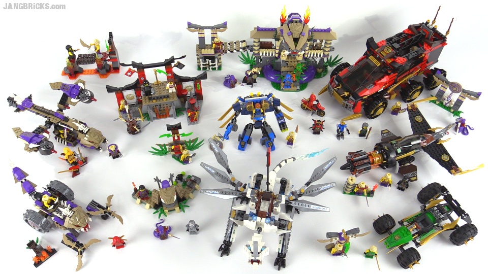 vask samarbejde Besøg bedsteforældre JANGBRiCKS LEGO reviews & MOCs: LEGO Ninjago 2015: ALL wave 1 sets together