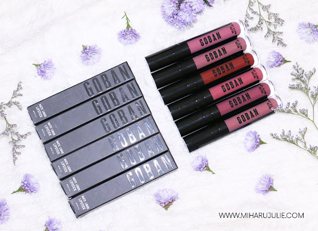 goban cosmetics Matte Lip Cream Lokal Yang Wajib Dicoba