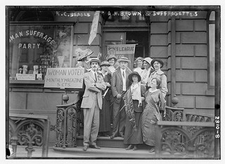 R.C. Beadle, A.H. Brown, and suffragettes