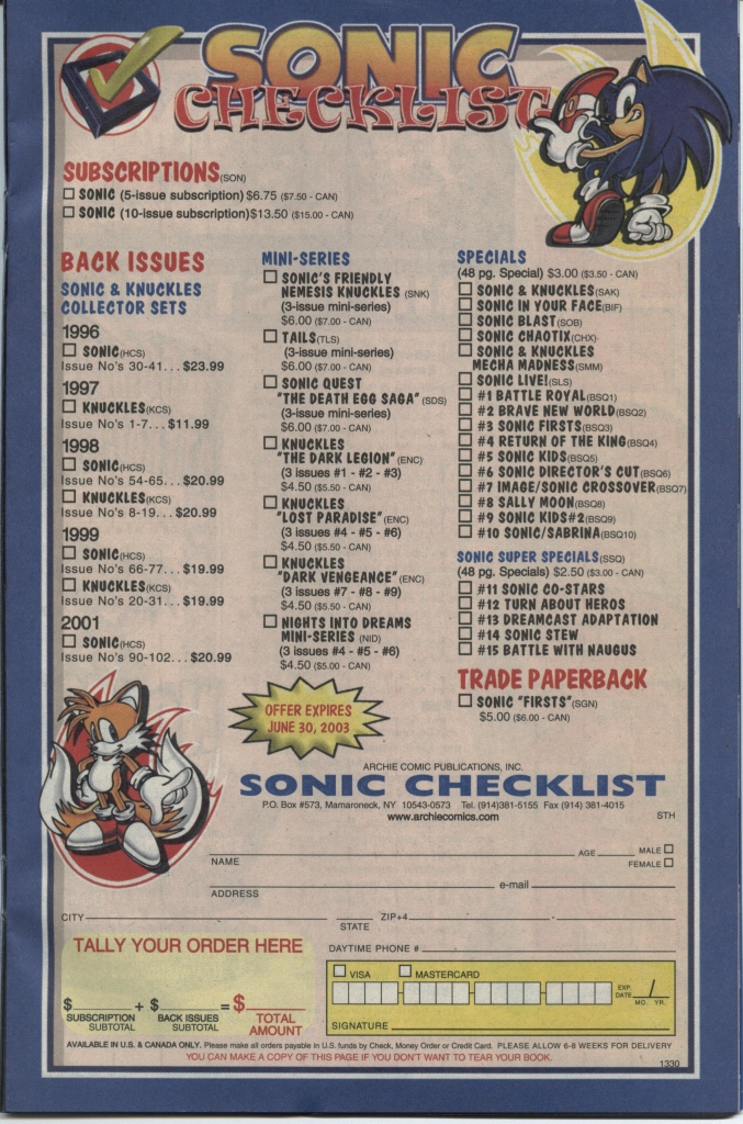 Sonic The Hedgehog (1993) 122 Page 29