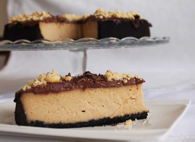 Tarta de queso_crema de cacahuete_tarta americana_receta tarta de queso