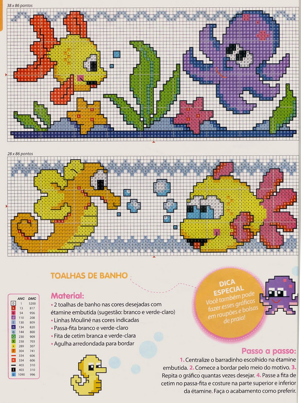 Grafico Ponto Cruz Fundo Do Mar Do fundo do mar | Meu gráfico de ponto cruz