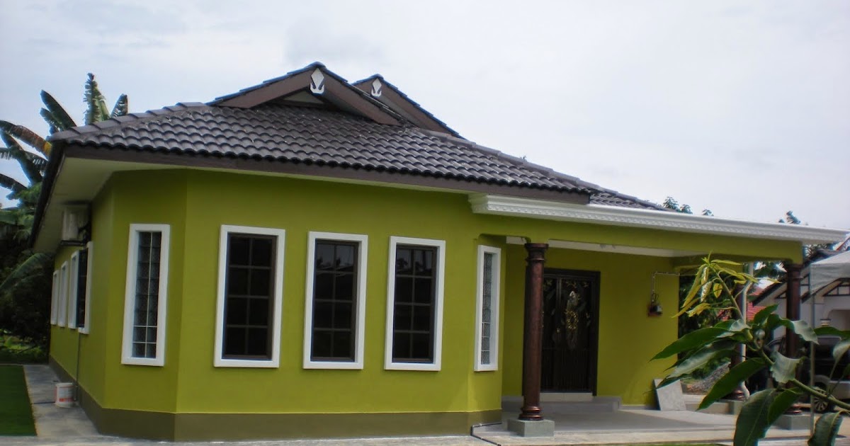 Warna Cat Rumah Minimalis Hijau Pupus - Home Desaign