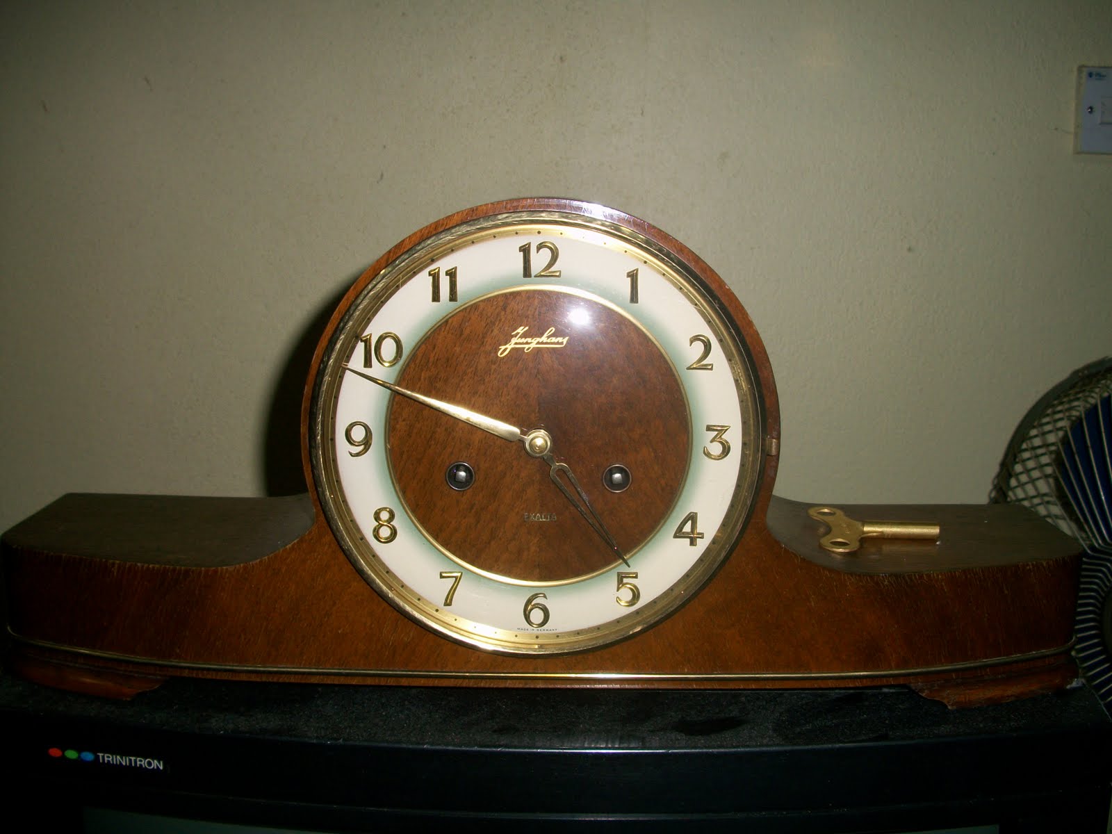 collectible items Vintage Junghans mantle Clock