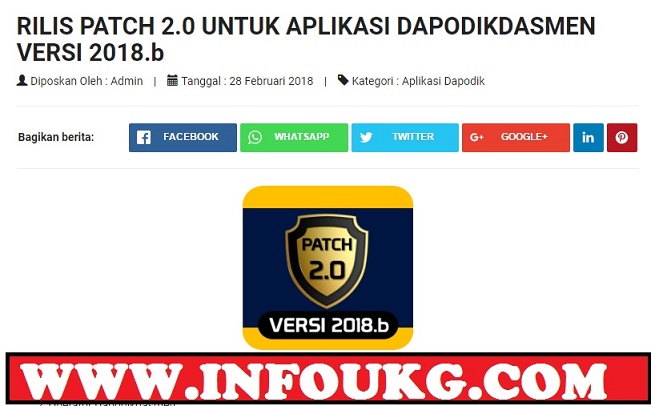 Unduhan Aplikasi Dapodik 2018 Editor Guide