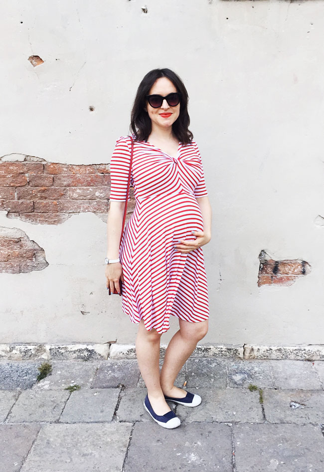 Tilly's maternity Joni dress - sewing pattern from Stretch! book - Tilly and the Buttons