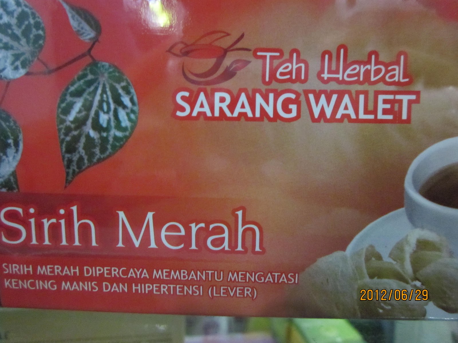 Griya Herbal TEH HERBAL SARANG WALET SIRIH MERAH