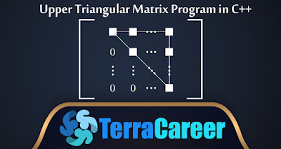 Upper Triangular Matrix Program in C++