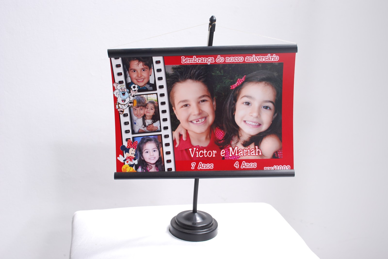 Ed Art's Personalizações Mini Banner de Mesa Personalizado