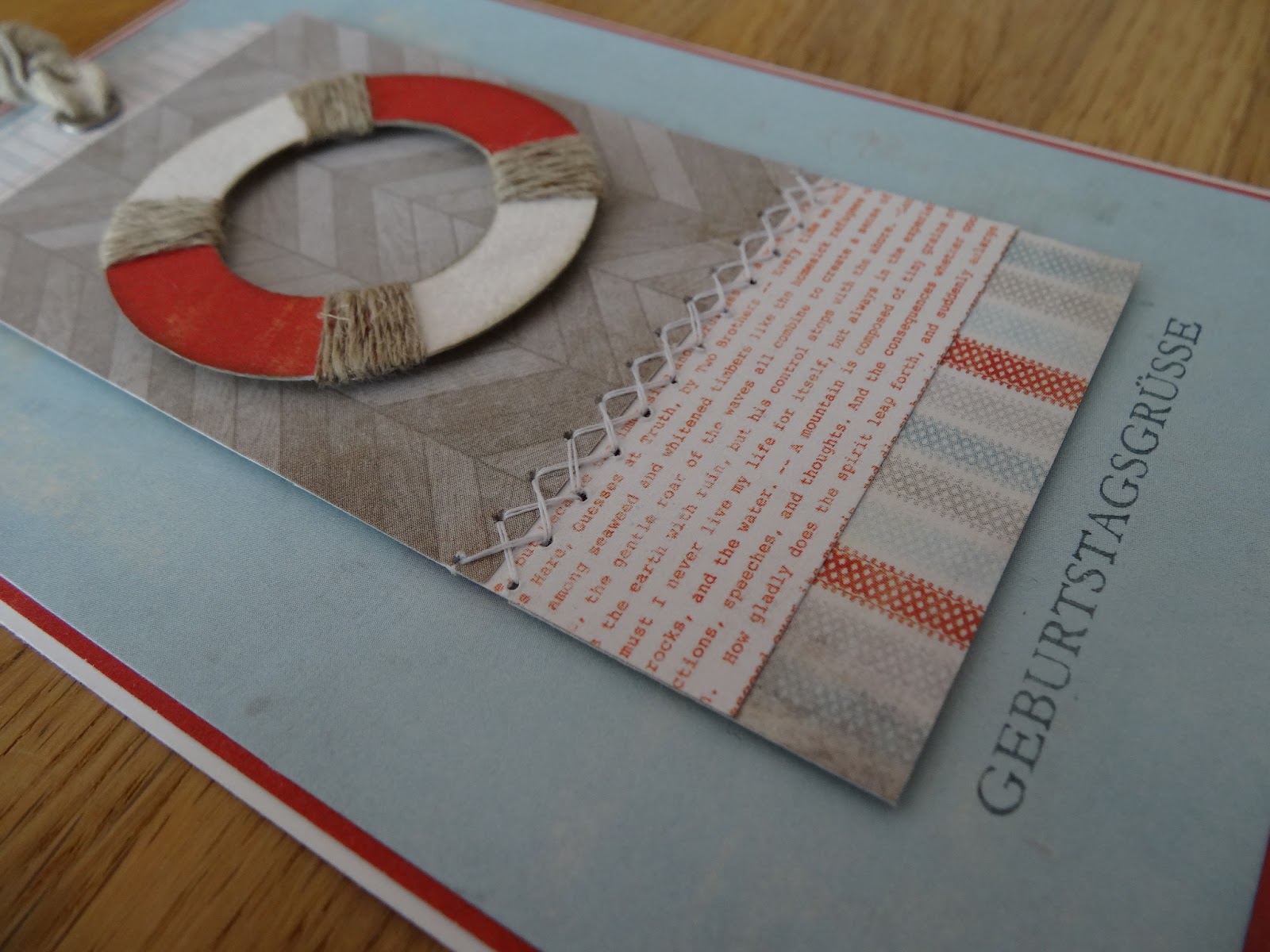 Jenny's Papierwelt Maritime Geburtstagsgrüße