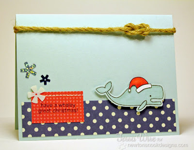 Whaley Great Christmas Card by Tessa Wise for Newton's Nook Designs