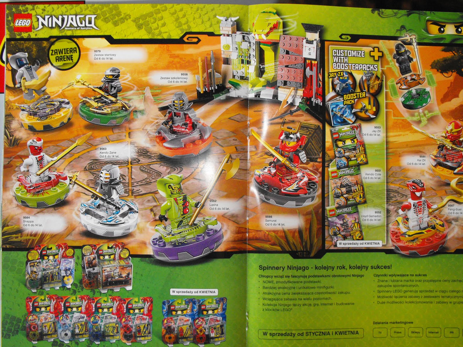 lego ninjago spinners