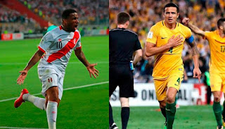 Perú vs Australia en Copa Mundial Rusia 2018