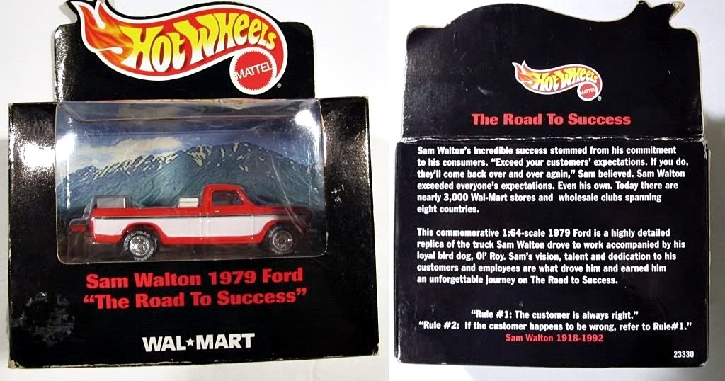 hot wheels sam walton truck