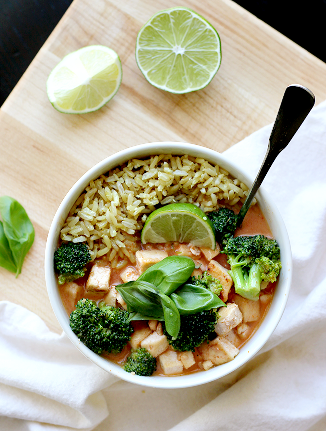 Easy Vegetarian Thai Red Curry