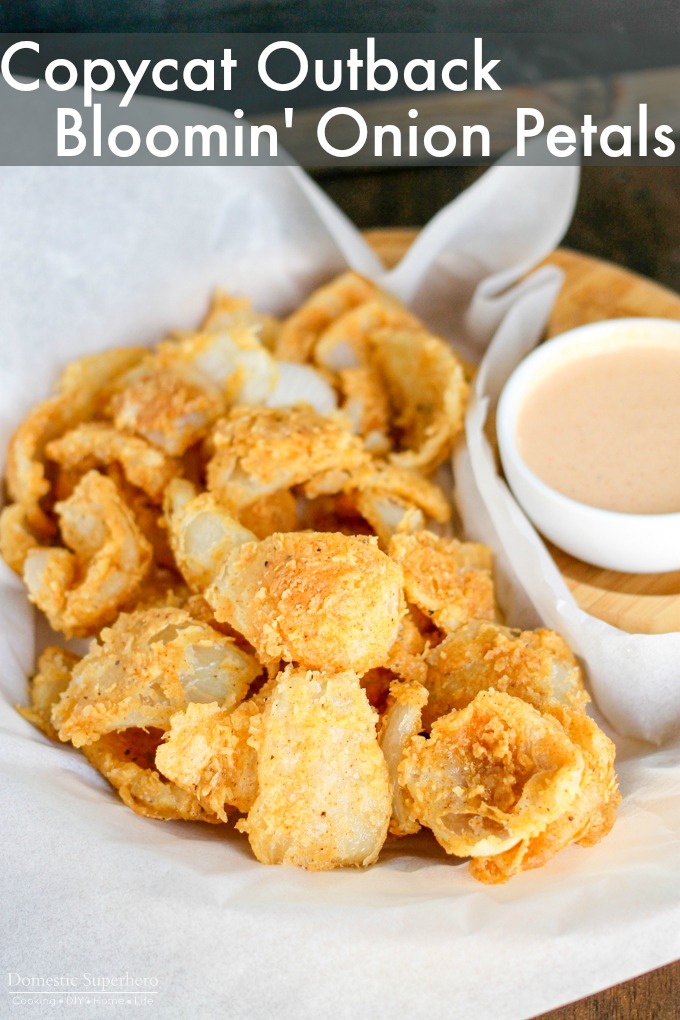 Outback Bloomin’ Onion Petals the menu food